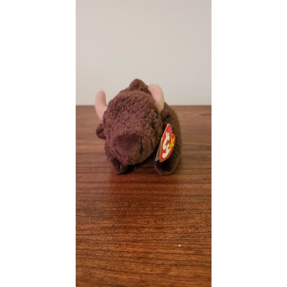 MWMT TY Beanie Babies ROAM the Buffalo WITH TAG ERRORS (1998) - Picture 4 of 9